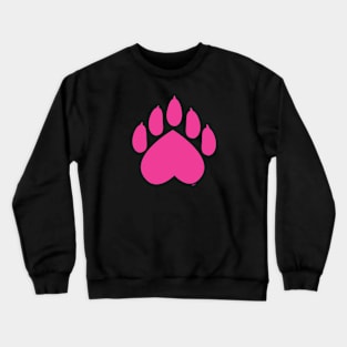 Valentine Heart Paw Crewneck Sweatshirt